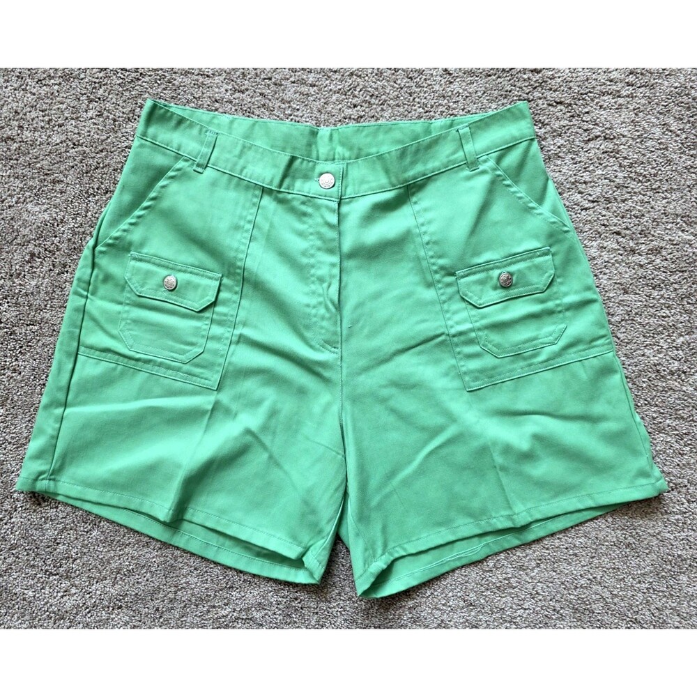 Y2K Southern Expressions High Waisted Shorts Kelly Green 16 Cargo Utility READ